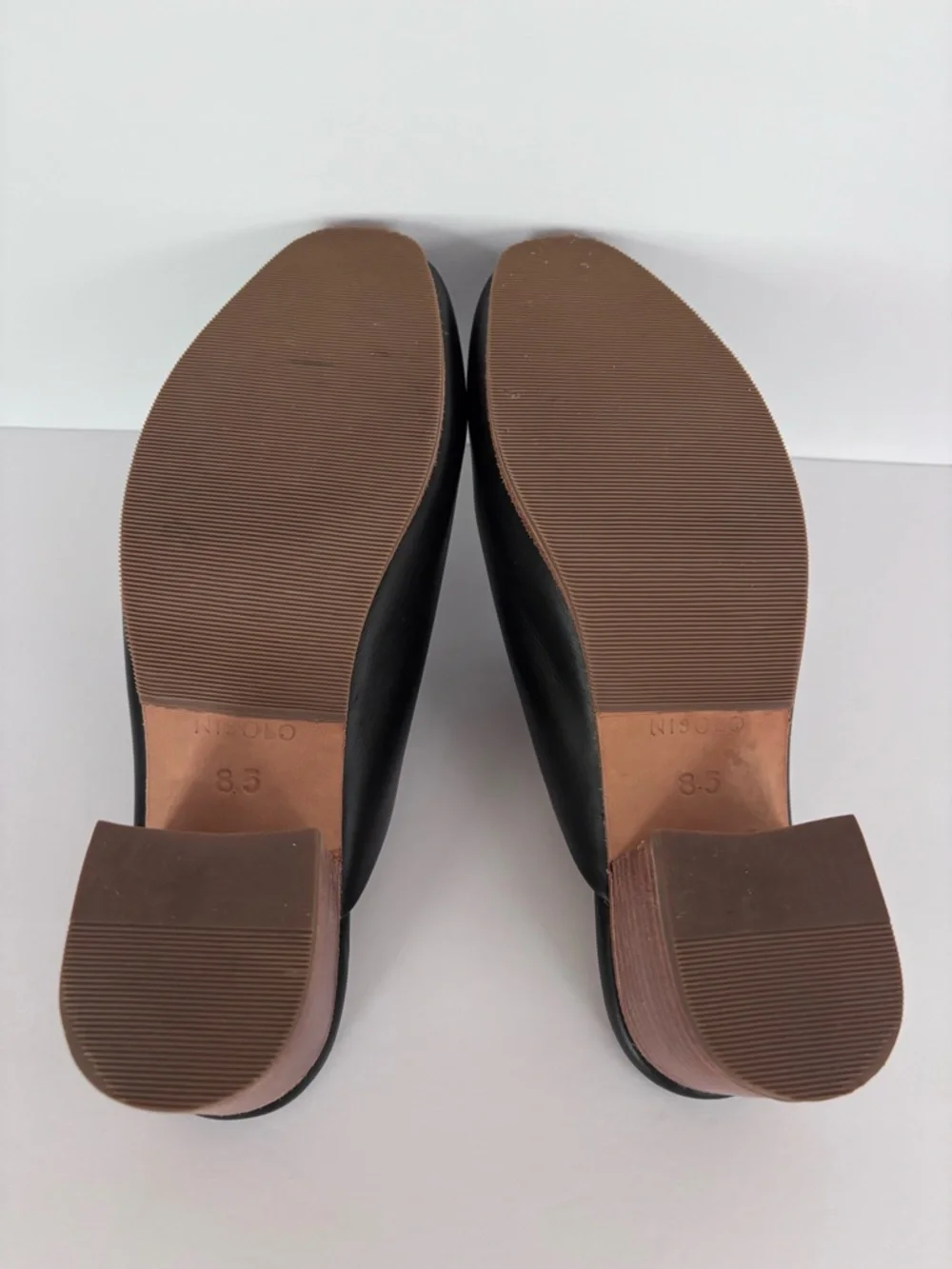 Nisolo Black Leather Mule with Block Heel | 8.5 | EUC | Contemporary | Leather - Picture 5 of 5